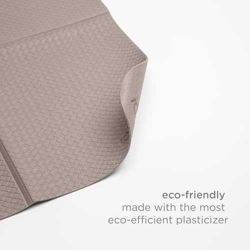 Ubbi On-the-Go Diaper Changing Baby Mat, Taupe