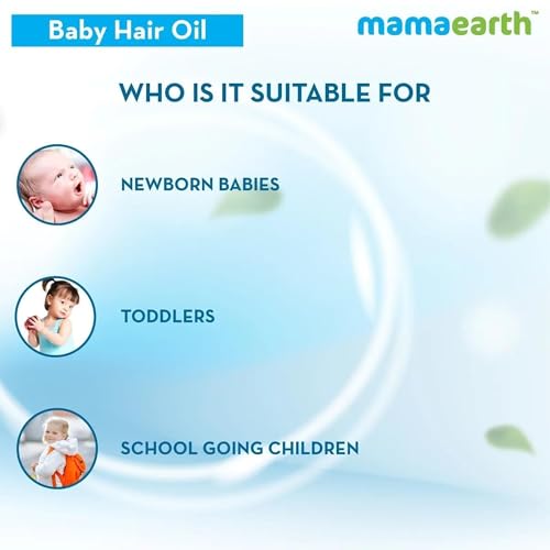 Mamaearth Baby Hair Oil with Almond & Avocado Oil, 100ml