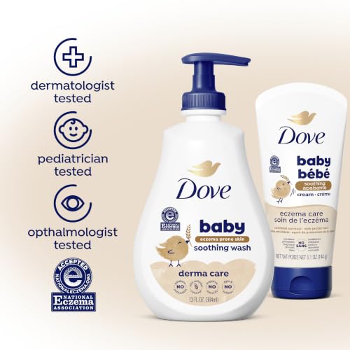 Baby Dove Derma Care Soothing Wash Skin Care with Colloidal Oatmeal Suitable for eczema prone skin 13 oz