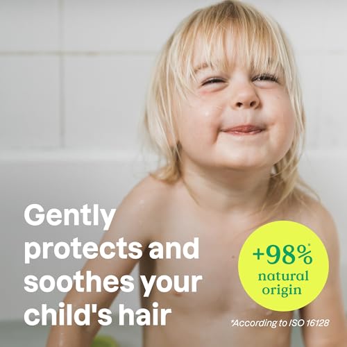 ATTITUDE Kids Conditioner, Gentle Detangling Conditioner, Moisturizing & Softening for Tangles & Knots, Plant-Based, Vegan, Mango Scent, 8 Fl Oz