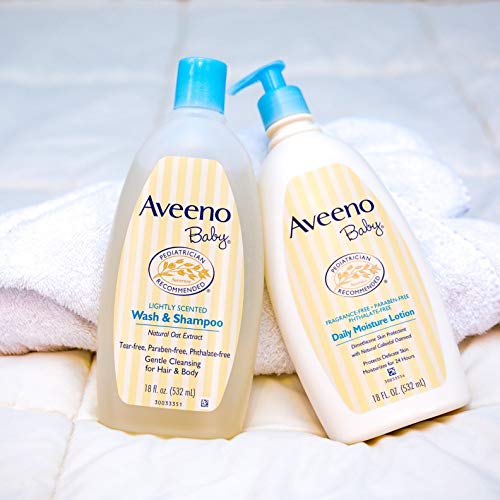 Aveeno - Baby Wash & Shampoo Natural Oat Formula Lightly Scented - 12 oz.
