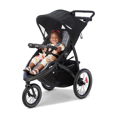 Graco FastAction Jogger LX Stroller - Drive, Convenient One-Hand Fold, ICS Compatible, Ideal for Parents on the Go