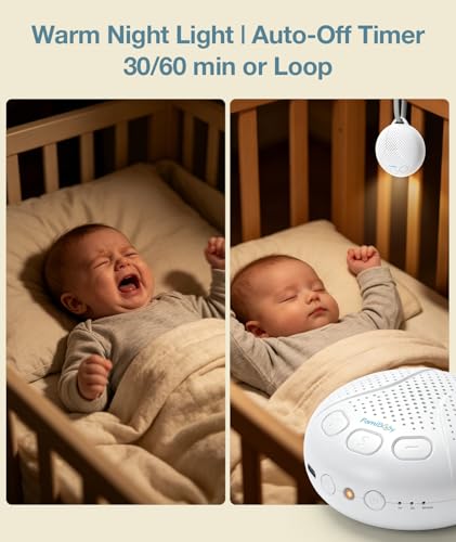 FamiBaby Sound Machine Sleep Soother - Mom-Like 'Shh!' Sound for Baby Kids