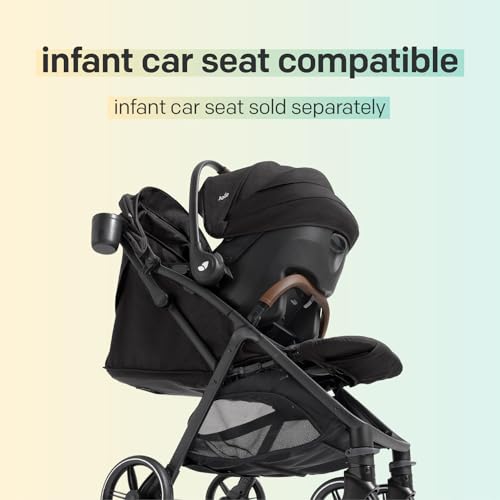 Joie Baby, Nutmeg Stroller & Mint Latch Car Seat, Travel System (Shale)