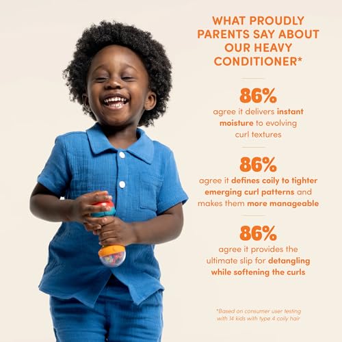 PROUDLY Nourishing Curly & Coily Hair Baby Conditioner by Gabrielle Union & Dwyane Wade, for Black & Brown Babies, Dry, Sensitive Skin, Sweet Vanilla, 9 oz