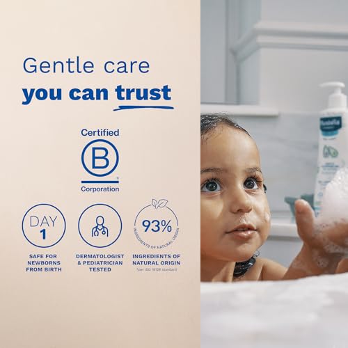 Mustela Gentle Cleansing Gel - Baby Wash for Delicate Skin and Hair - Newborn-Safe Cleanser - Crafted with Natural Avocado Perseose - Various Sizes - 16.90 fl. oz.