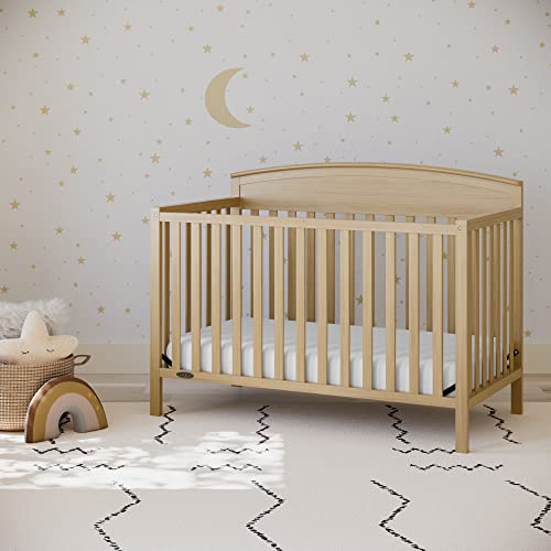 Graco Benton 5-in-1 Convertible Crib – GREENGUARD Gold Certified, Converts from Baby Crib to Toddler Bed, Daybed and Full-Size Bed, Fits Standard Full-Size Crib Mattress (Driftwood)