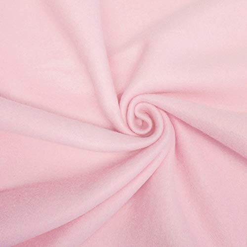 American Baby Company Fleece Blanket (30" x 40") with Silk-Like Satin Trim, Soft, Warm & Cozy, Pink, for Boys and Girls, Perfect for Baby Carrier, Stroller, Travel and Gifting