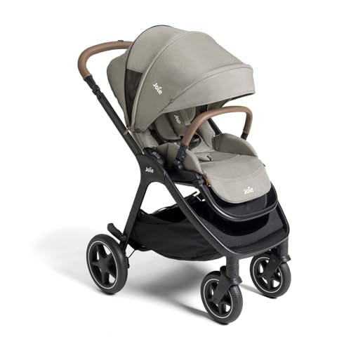 Joie Baby, Kava and Rue Travel System - 3-in-1 Stroller, Lightweight Infant Car Seat & Anti-Rebound Base, All-Wheel Suspension, Reversible Seat (Dove)