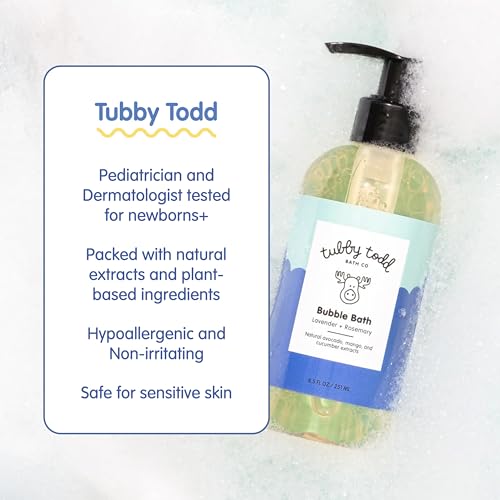 Tubby Todd Bubble Bath for Kids, Toddlers and Babies