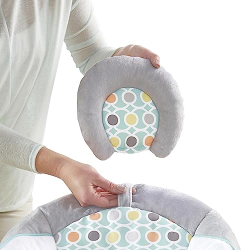 Ingenuity Soothing Baby Bouncer Infant Seat with Vibrations, -Toy Bar & Sounds, 0-6 Months Up to 20 lbs (Morrison)