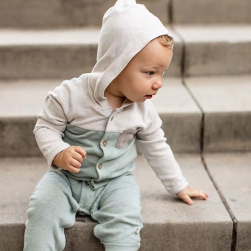 Burt's Bees Baby Boy Infant Jumpsuits - 100% Organic Cotton Breathable Jumpsuit Coveralls for Boys Preemie to 24 Months