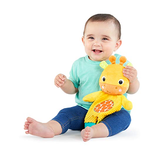 Bright Starts Snuggle & Teethe BPA-Free Crinkle Teething Plush Baby Toy - Giraffe