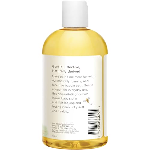 Burt's Bees Baby Bubble Bath, Original Scent, Tear Free Baby Wash for Delicate Skin, 98% Natural Origin, 12 Fl Oz (Pack of 3)