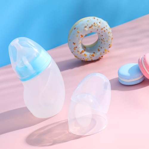 Beatifufu Baby Bottle Caps Replacement Compatible with Pigeon Milk Bottle Lids Leak-Proof Feeding Bottles Screw Caps for Home Travel 3 Pack 2.44X2.44X2.16In