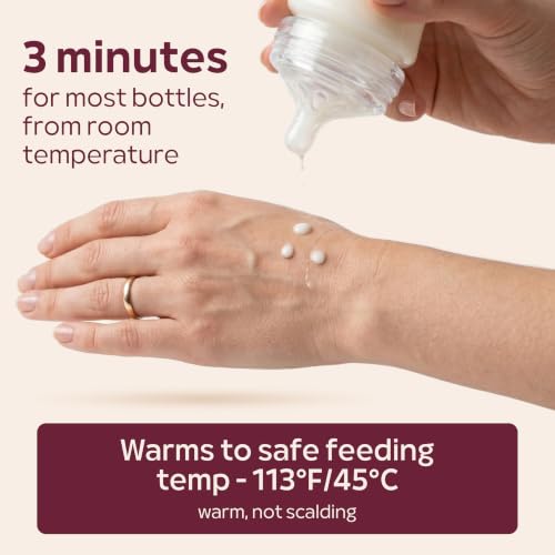 Baby Bottle Warmer for Breastmilk and Formula, 8-in-1 Defroster, Baby Food Heater, Steam Care Cycle, BPA-Free PP, CPSIA-Tested, 24H Keep Warm, Night Light, Auto Shut-Off