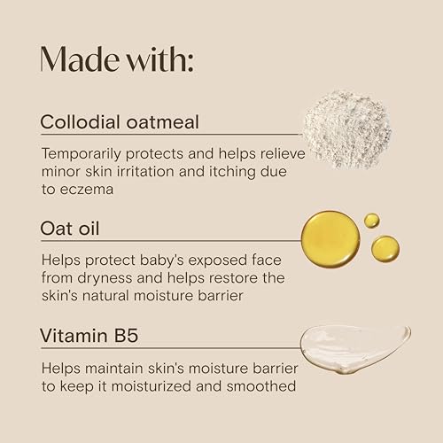 Aveeno Baby Eczema Therapy Moisturizing Cream for Dry, Itchy Skin, Natural Colloidal Oat & Vitamin B5, Hypoallergenic & ph-Balanced, No Added Steroids, Phthalates, Parabens or Fragrance, 7.3 oz