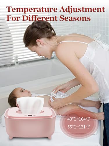 Wipe Warmer - 2026 New Premium Baby Wet Wipes Dispenser, Baby Wipe Warmer for Home Use - Essential Calentador De Wipes para Bebes - Travel Friendly with Direct Plug-in Power Supply