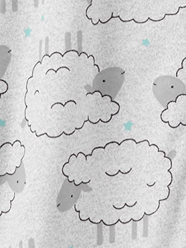 Simple Joys by Carter's Baby Boys' 3-Pack Cotton Wearable Blankets, Sheep/Clouds, Medium