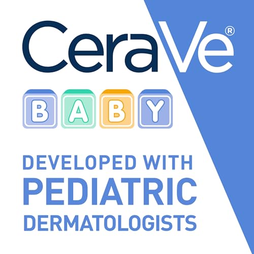 CeraVe Baby Lotion, Gentle Baby Skin Care with Ceramides, Niacinamide & Vitamin E, Fragrance, Paraben, Dye & Phthalates Free, Lightweight Moisturizer, 8 Ounce, Packaging May Vary