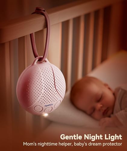 FamiBaby Sound Machine for Babies and Kids - Baby Sleep Soother, Pink
