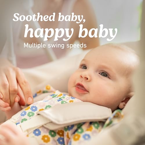 Graco Slim Spaces Compact Baby Swing - Indoor Infant Swing, Baby Registry Must Have, Gifts for New Parents