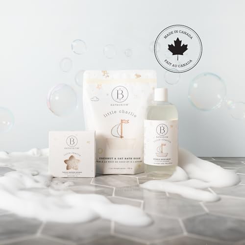 Bathorium Little Charlie Konjac Baby Sponge, Plant-Based, 1 Sponge