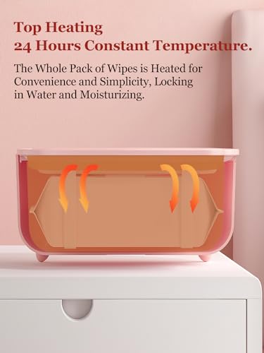 Wipe Warmer - 2026 New Premium Baby Wet Wipes Dispenser, Baby Wipe Warmer for Home Use - Essential Calentador De Wipes para Bebes - Travel Friendly with Direct Plug-in Power Supply