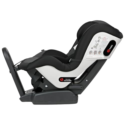 PEG Primo Viaggio Convertible Kinetic - Reversible Car Seat - Rear Facing for Children 5 to 45 lbs and Forward Facing for Children 26.5 to 65 lbs - Made in Italy - Crystal Black (Black)