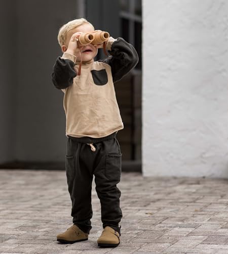 Burt's Bees Baby Baby Boys' Shirt and Pant Set, Top & Bottom Outfit Bundle, 100% Organic Cotton