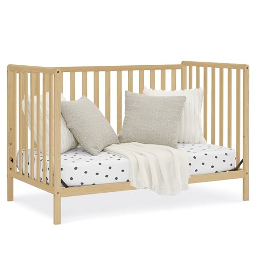 Delta Children Heartland 4-in-1 Convertible Crib, Natural
