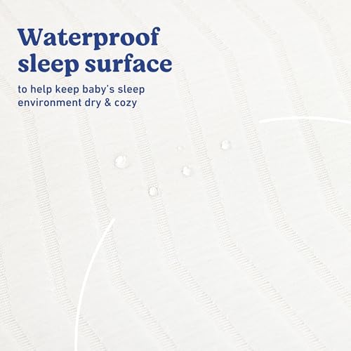 Graco 6-Inch Dual-Comfort Crib & Toddler Mattress - GREENGUARD Gold, CertiPUR-US Certified Foam, Machine Washable Cover with 100% Waterproof Surface, Fits Standard Full Size Baby Crib and Toddler Bed