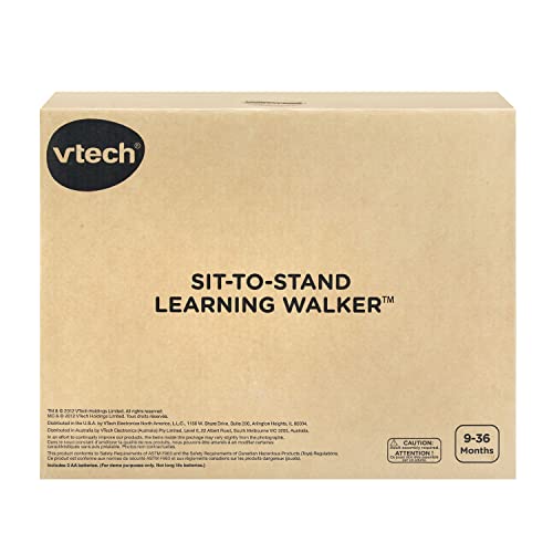 VTech Sit-to-Stand Learning Walker (Frustration Free Packaging), Pink