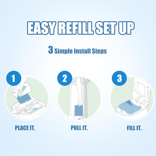 Diaper Pail Refills Bags with 30 Bags Compatible with Genie Easy Roll Signature and Platinum Diaper Pails, 7-Layer Odor-Barrier Technology, 4 Pack (120 Bags)