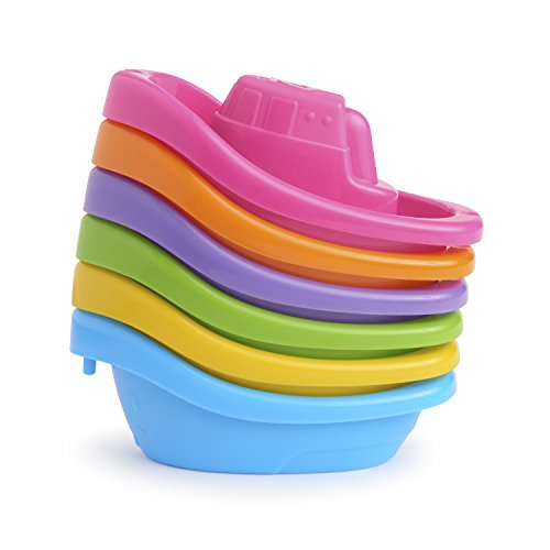 Munchkin® Little Boat Train Bath Toy, Fun for Babies and Toddlers, 6 Piece Set