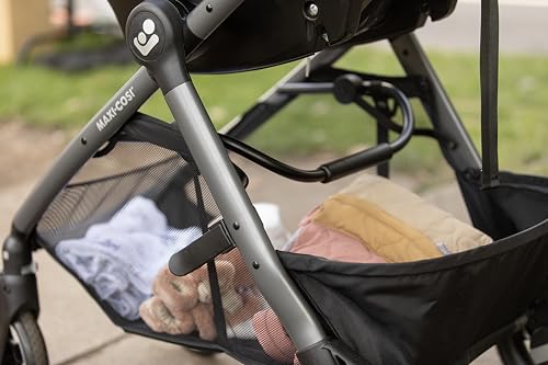 Maxi-Cosi Siena CP Modular Travel System, Car Seat and Stroller Combo, Stone Glow