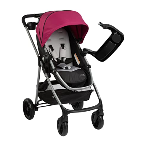 Safety 1st Grow and Go Flex 8-in-1 Travel System, Infant Car Seat Stroller Combo, Orchid Bloom