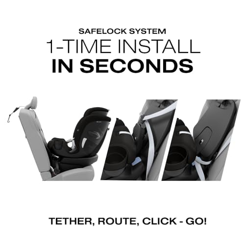 Callisto G 360 Rotating All-in-One Convertible Car Seat - Moon Black