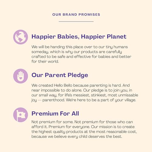 Hello Bello Ultra-Hydrating Baby Bubble Bath, Soft Lavender Scented, Tear Free & Safe for Sensitive Skin, 10oz Bottle