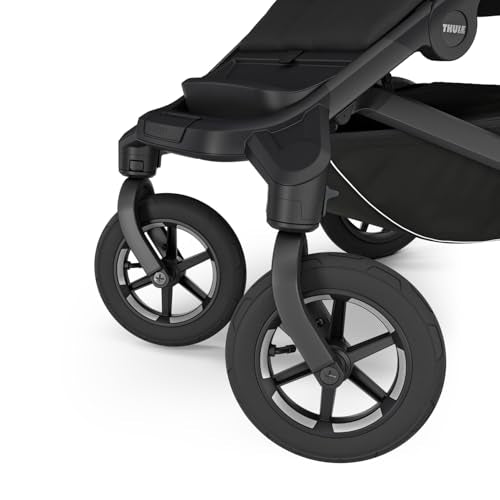 Thule Urban Glide 4-Wheel Single Child All-Terrain Stroller, Full-Suspension System, Air-Filled Tires, Upright seat with Adjustable Recline and Built-in Leg Rest, Baby Stroller