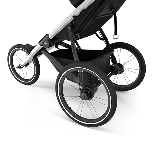 Thule Glide 3 Single Child All-Terrain & Jogging Stroller, Lightweight, air-Filled Tires, Twist Hand Brake, Fixed Front Wheel