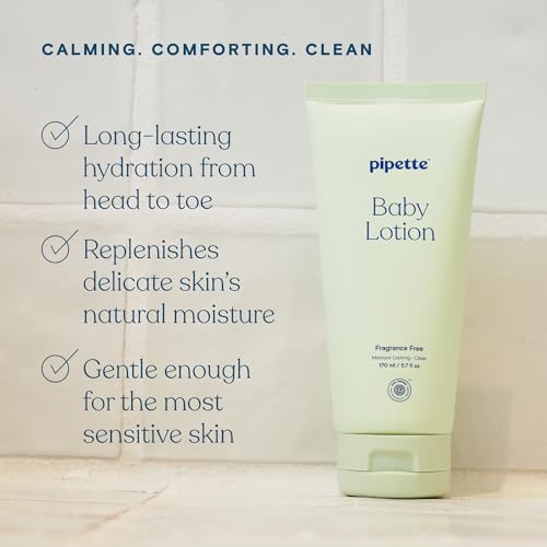 Pipette Baby Lotion Discovery Duo, Pack of 2, Includes Fragrance Free and Vanilla + Ylang Ylang Scents, Baby Lotion for Newborn, Sensitive Skin, and Kids, Non-Toxic and Hypoallergenic