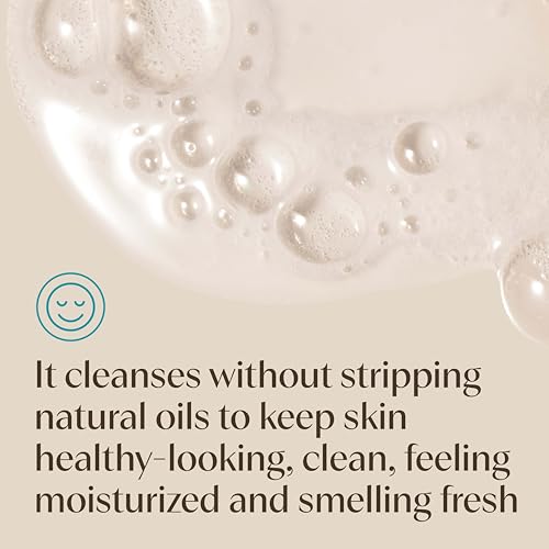 Aveeno Kids Sensitive Skin Face & Body Wash, Nourishing Oat Extract, Wash Away Dirt and Germs Without Drying, Kids Body Wash is Tear-Free, Hypoallergenic, Sulfate- & Dye-Free, 18 Fl Oz