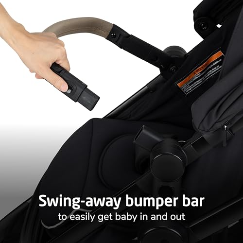 Maxi-Cosi Zelia Pro 5-in-1 Travel System with Mico Pro Infant Car Seat and Baby Stroller Combo, Reversible Seat, Large Wheels, Adjustable Handle, Newborn to Toddler, Lightweight, Caspian Caviar