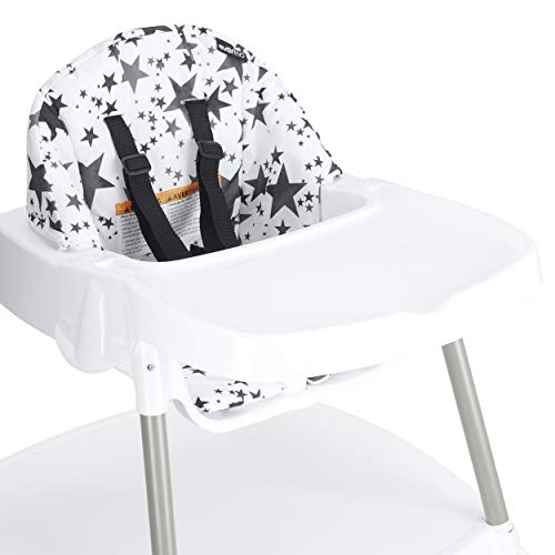 Evenflo Eat and Grow 4-in-1 Convertible High Chair (Pop Star White)