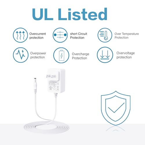 Power Cord Replacement SSA-5WVI-05, 5V Adapter for Baby Swing, Compatible with Graco, Kmaier, Bioby, Bellababy, Ezebaby, Napei, Gopanda, Ixdregan, Only Fits 5V Swings