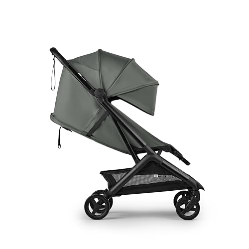 Bugaboo Butterfly 2 Ultra-Compact Travel Stroller – One-Second Fold, Airplane Carry-On Approved Lightweight Stroller with Reclining Seat, Suspension Wheels & Adjustable Footrest – Green