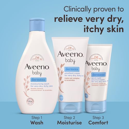 Aveeno Baby Dermexa Good Night Emollient Balm, 75 ml