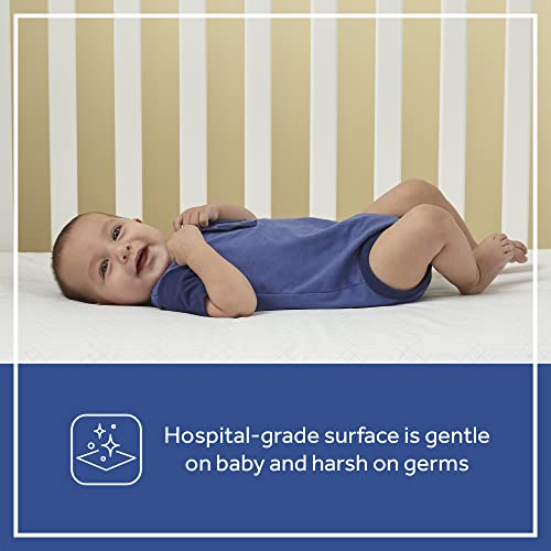 Sealy Baby 2-Stage Dual Firm Crib Mattress, Breathable Infant & Toddler Mattress with Medical-Grade Waterproof Cover, GREENGUARD Gold Certified, Made in USA, 52 x 28 Inches