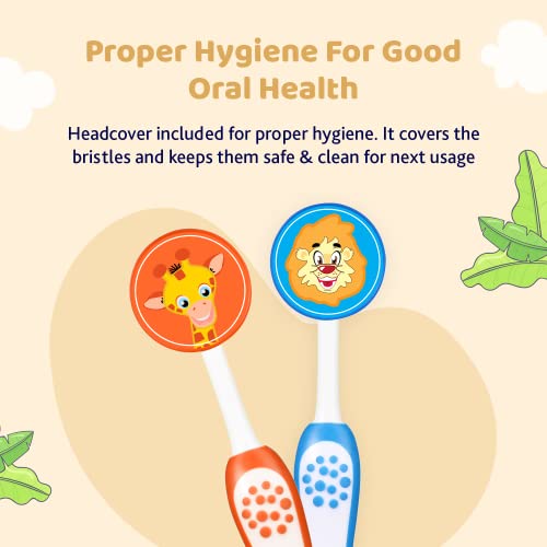 Chicco Toothbrush Set Blue + Orange 3Y-8Y